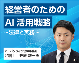 経営者のためのAI活用戦略~法律と実務~